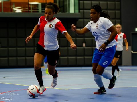 Futsal Rotterdam vrouwen winnen van Os Lusitanos