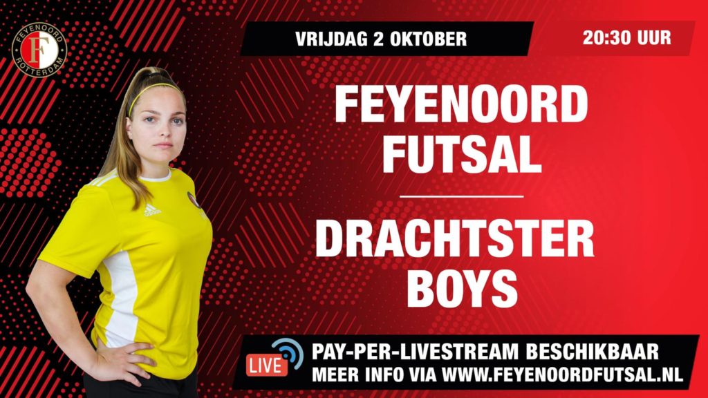 Futsal Rotterdam zend wedstrijden via livestream uit